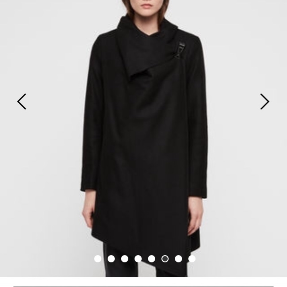 All saints wool coat